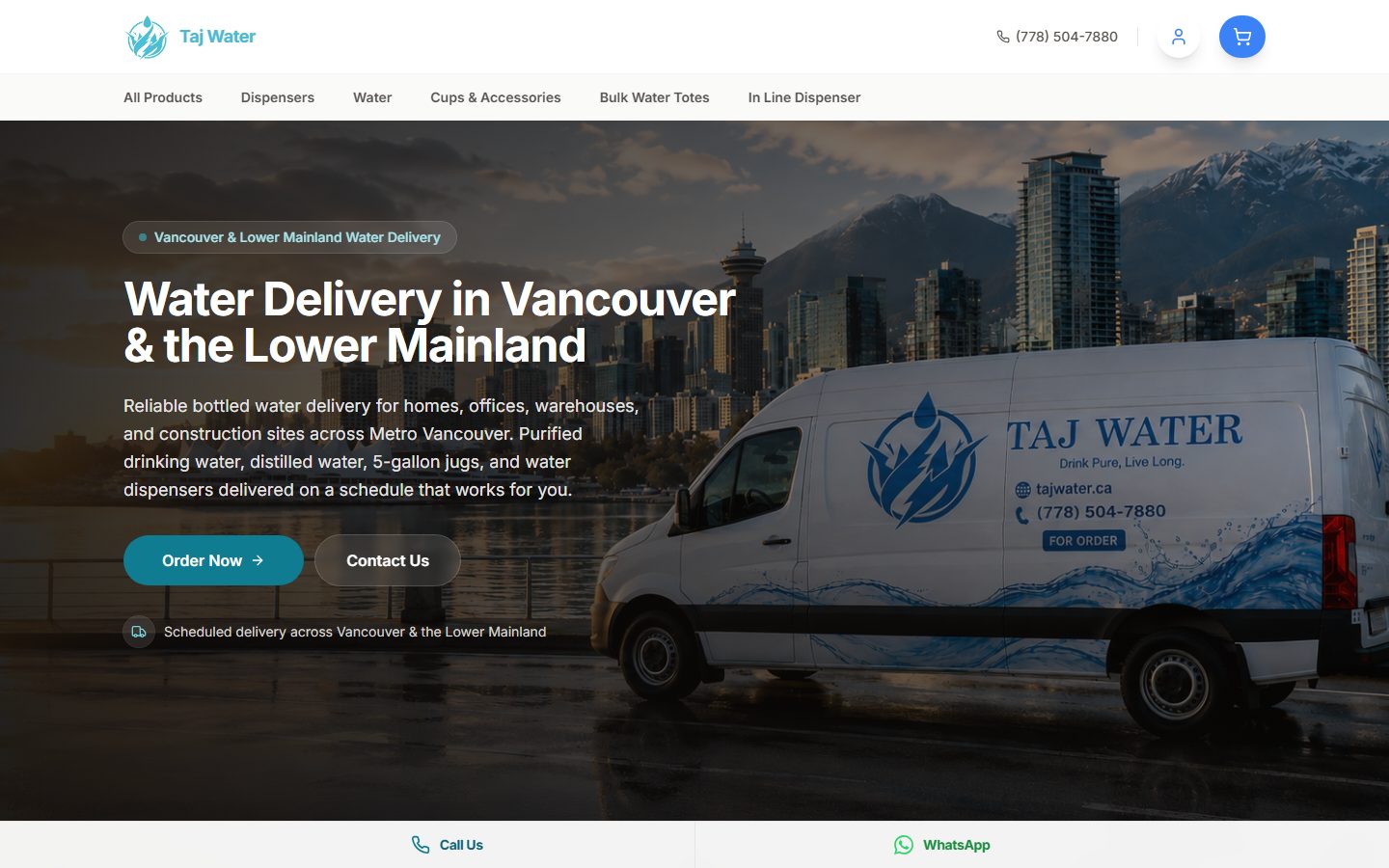 TajWater — preview of the live project